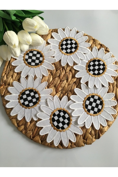 Etuval Linen 6 Adet Sunumluk Peçete,Kokteyl Peçete,Kahve Yanı Sunumluk,Bardak...