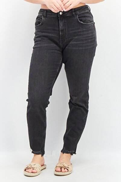 EDC by ESPRIT Women Skinny Fit Dark Wash Stretchable Denim, Black