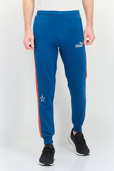 Puma Men Regular Fit Training Jogger Pants, Teal Blue