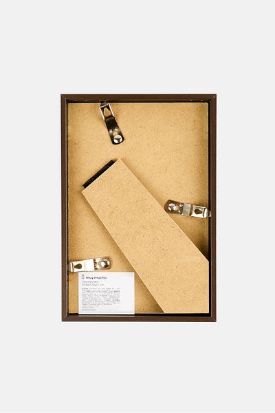 Muy Mucho Metal Standing Glass Photo Frame