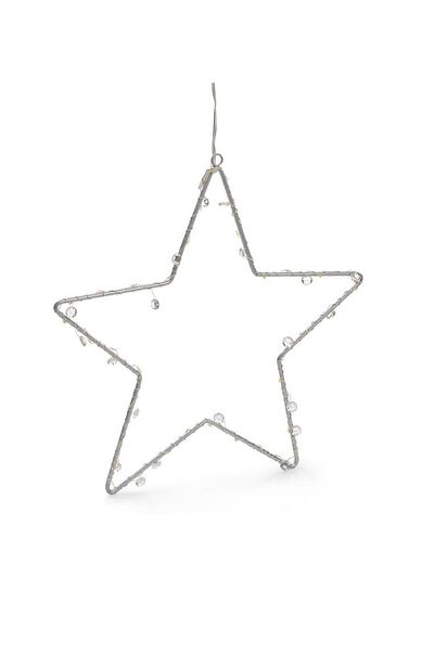 Tchibo Led Star Outdoor Lighting 30 Cm, Silver