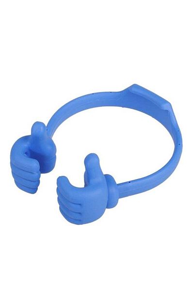 Generic Muzz Universal Thumb Smartphone Stand Holder Blue