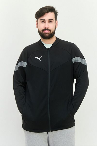 Puma Men Slim Fit Long Sleeve Outdoor Sweatshirt, Black