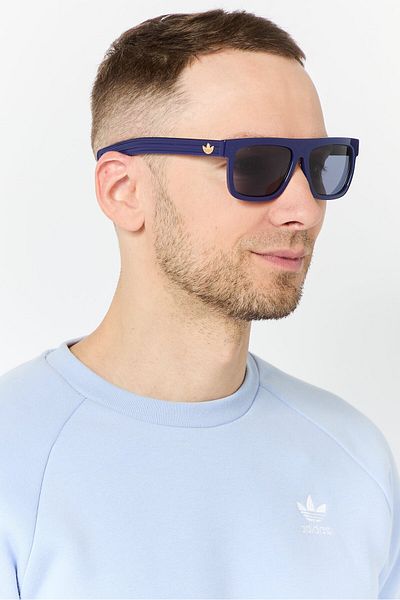adidas Men Or012790v56 Square Sunglasses, Blue