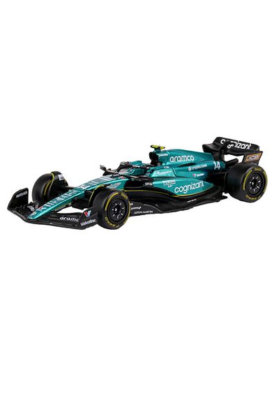 BBURAGO Aston Martin, F1, Team Aramco Cognizant no.14, 2023 season, Bburago 1/43