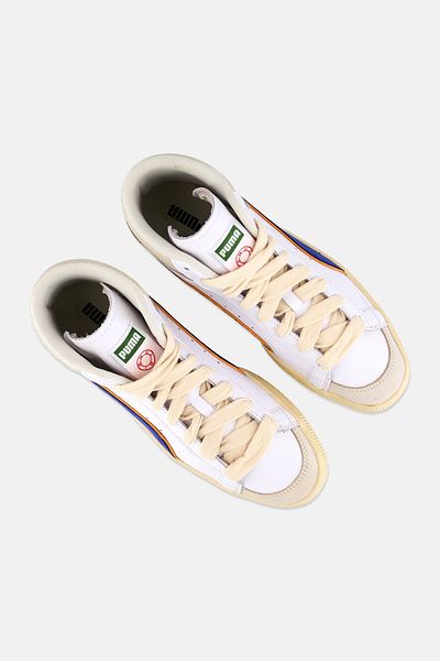 Puma Men Clyde Mid Bball Ruigi High Cut Lace Up Outdoor Shoes, Multicolor