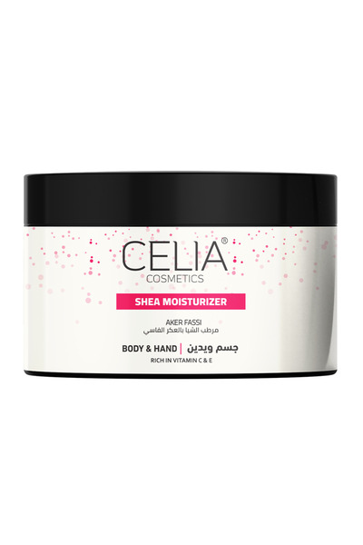 Celia Shea Butter Moisturizer with Aker Fassi for Hands and Body - 300g Original