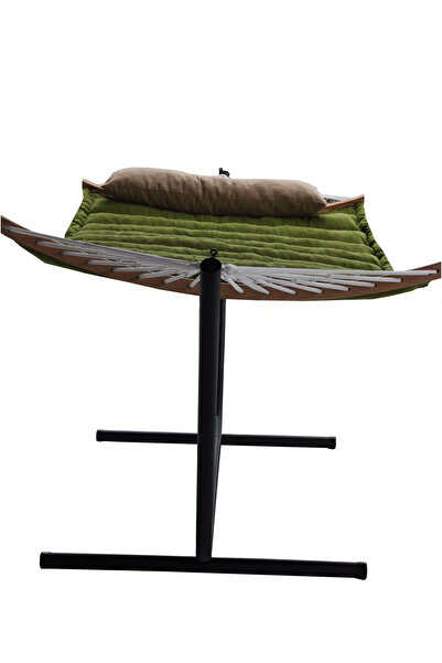 ALTINOLUK HAMAK Altınoluk Hamak Dolgulu Çift Kişilik Metal Ayaklı Yastıklı Ha...