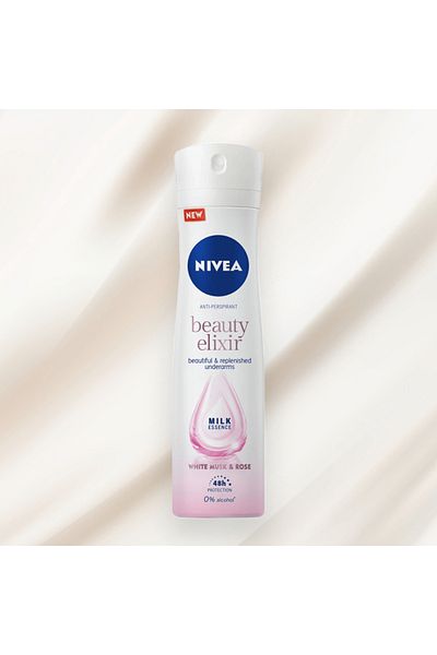 NIVEA Beauty Elixir Deodorant Spray White Musk & Rose - 150ml