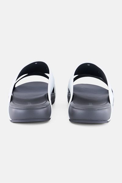 Algspar Men Slip On Arabic Sandals, White