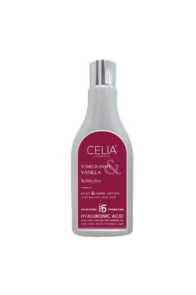 Celia Original pomegranate and vanilla scented hand and body lotion - 200ml