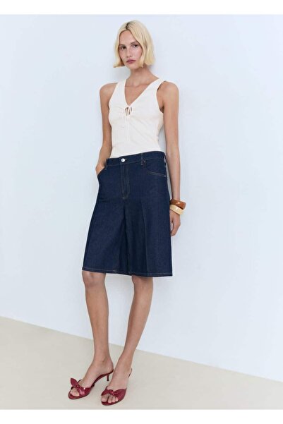 MANGO Woman Bowknot Woven Blouse