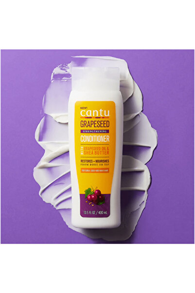 Cantu Cantu Shea Butter & Grapeseed Oil Silicone-Free Conditioner 400ml - English