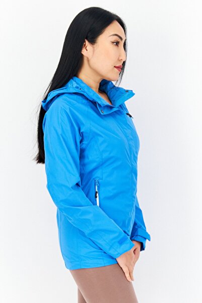 Trespass Women Brand Logo Windbreaker Jacket, Blue