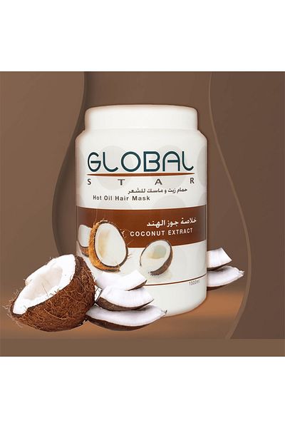 Globalstar Global Star Coconut Extract Hot Oil Hair Mask - 1500ml