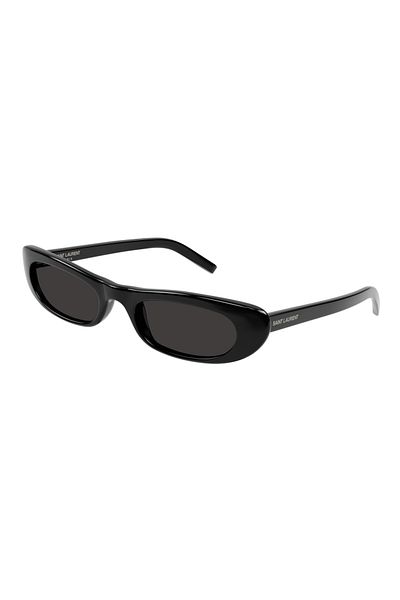 Saint Laurent Dámské černé organické (UV) skleněné sluneční brýle s uzavřeným rámem Sl 557 odstín 001 53-20