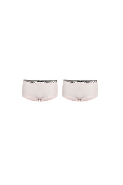 Lee Cooper Set of 2 pairs of hipster panties with logo waistband, pink, size L, Lee Cooper Originals