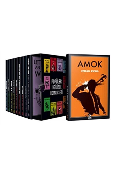 Ren Kitap Popüler İngilizce Roman Seti 10 Kitap Takım / Ren Kitap / Kolektif