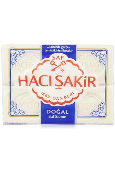 Hacı Şakir Traditional White Soap (4 × 150g)
