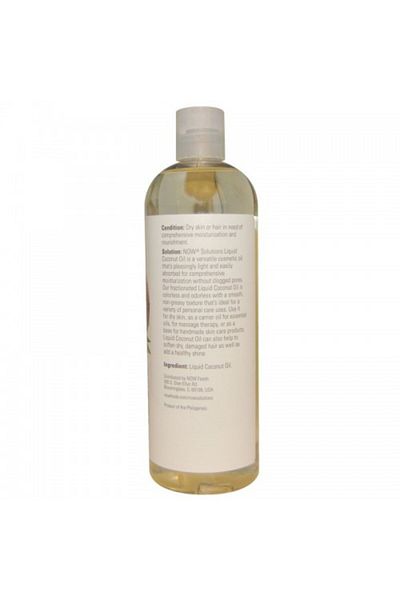 Now Solutions Liquid Coconut Oil - 473ml