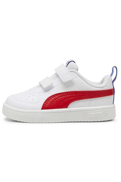 Puma Rickie V Inf 391328-37 Orthopedic Baby Sports Shoes White-Red