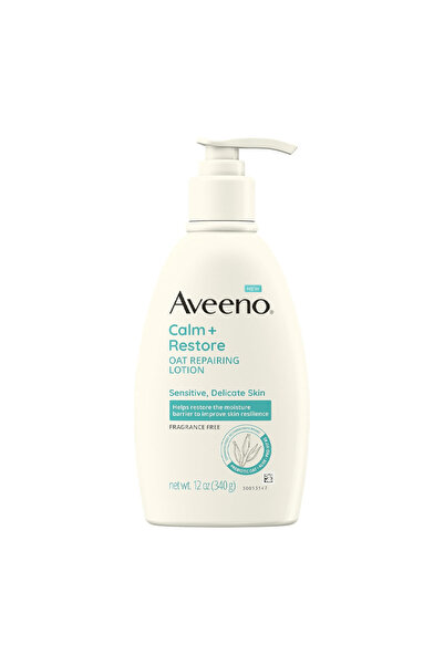 AVEENO لوشن أفينو كالم+ ريستور لإصلاح البشرة الحساسة بالشوفان - 340 جم