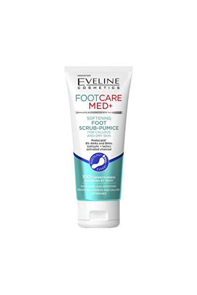 Eveline Cosmetics Eveline Foot Care Med+ Smoothing Foot Scrub - with Pumice E...