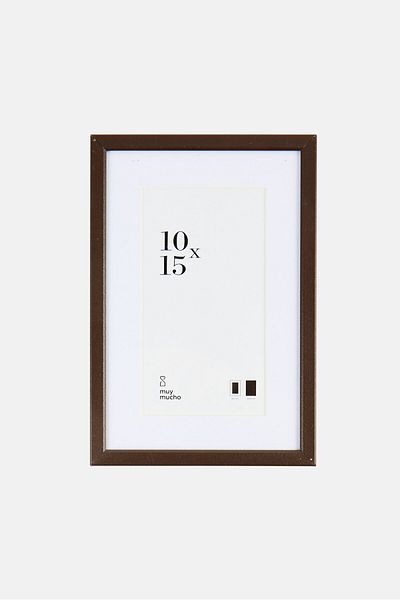 Muy Mucho Metal Standing Glass Photo Frame