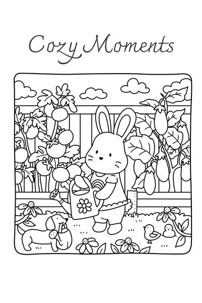 Co Carte de Colorat Cozy Moments - Animale Dragalase - Aventuri in Culori / Relaxare Adulti si Copii