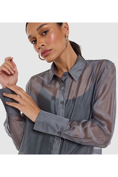 BCBG GREY WOMEN-SHIRT