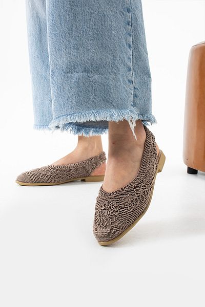StWenn Women's Knitted Ballerina Shoes Women's Shoes Casual Shoes