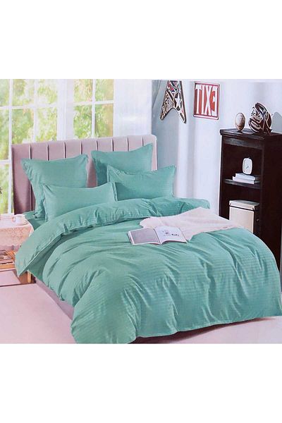 Pucioasa Double Bed Linen, Damask, 6 Pieces, Fitted Sheet 230x250 Cm