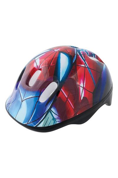 OEM Casca Protectie Copii, Spiderman, Rosu si Albastru, Varsta 3 Ani +