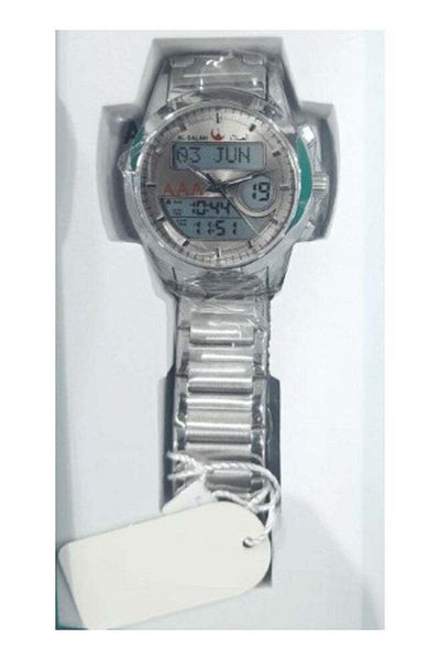 al salah watch Al Salah Watches For Men's And Women Azan Prayer Water Resistant Stainless Steel Wrist Digital Watch