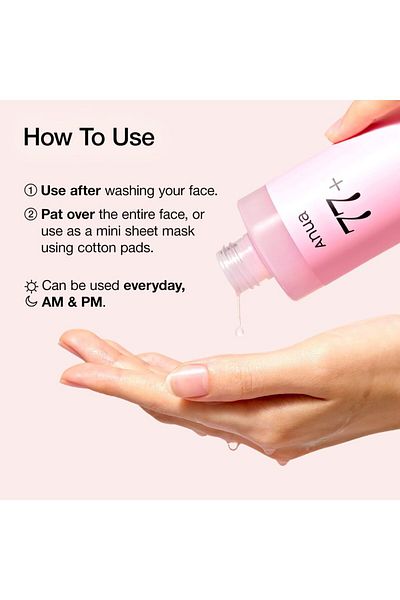 ANUA Peach 77 Niacin Essence Toner, Facial Toner for Glass Skin, Niacinamide