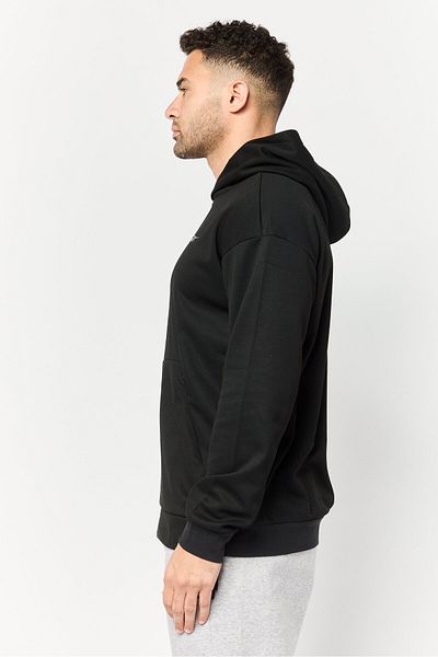 Reebok Men Sportswear Fit Long Sleeves Training Hooded, Black