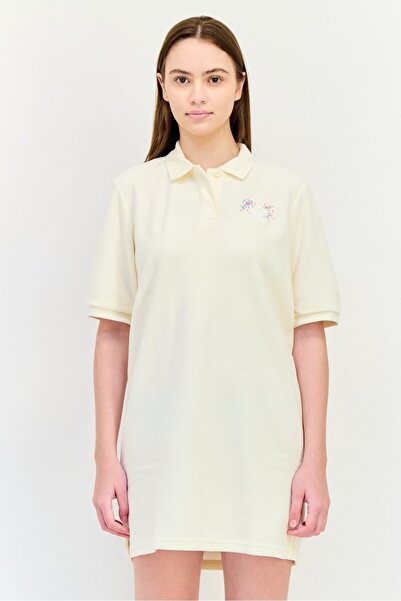 adidas Women Sportswear Fit Training Dress, Beige