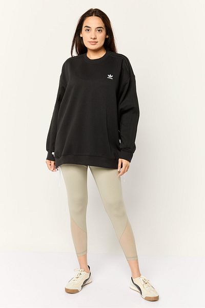 adidas Women Sportswear Fit Long Sleeves Outdoor Sweatshirts, Black