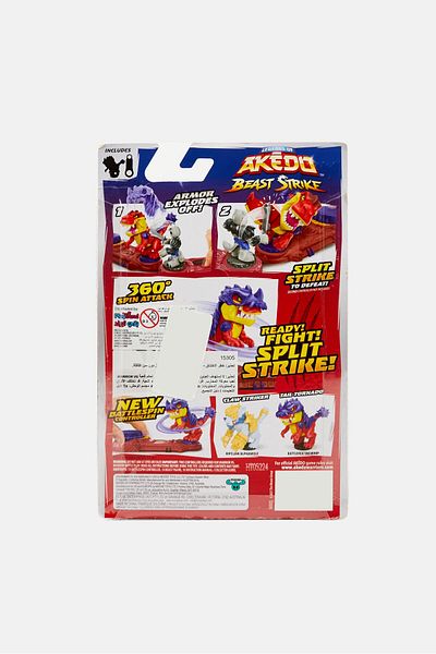 Akedo Ultra Beast Strike 360 Spin Attack Battlerx Tailwhip