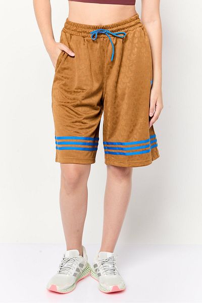 adidas Women Sportswear Fit Training Shorts, Brown