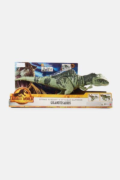 JURASSIC WORLD Strike N Roar Giganotosaurus Dinosaur Action Figure Toy With Sounds
