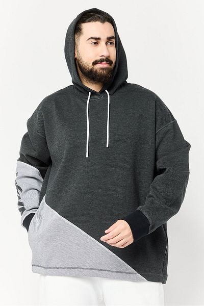 hoka Men Sportswear Fit Long Sleeves Outdoor Hoodies, Black