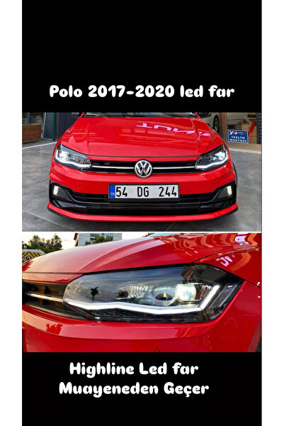 Bosch Polo led far polo highline far polo mk6 led far 2017-2020 uyumlu