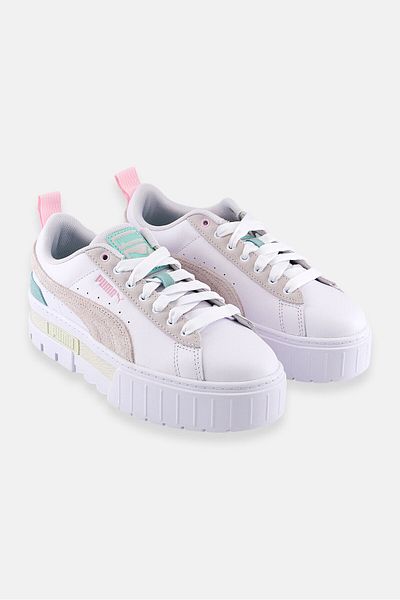 Puma Women Mayze Mix Lace Up Outdoor Shoes, White Combo