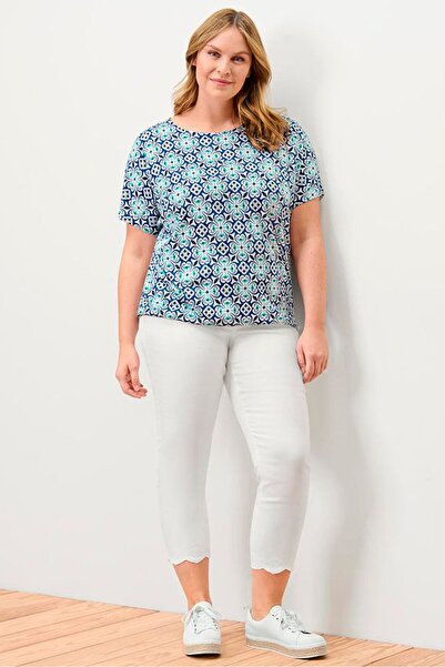 Tchibo Women Skinny Fit Plain Denim Jean, White