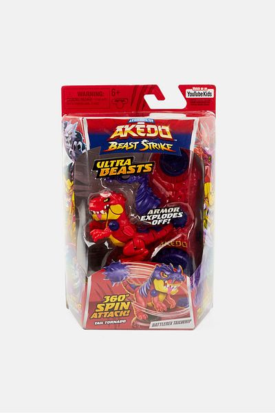 Akedo Ultra Beast Strike 360 Spin Attack Battlerx Tailwhip