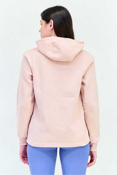 BSP Women Sportswear Fit Long Sleeve Outdoor Hoodie, Pink