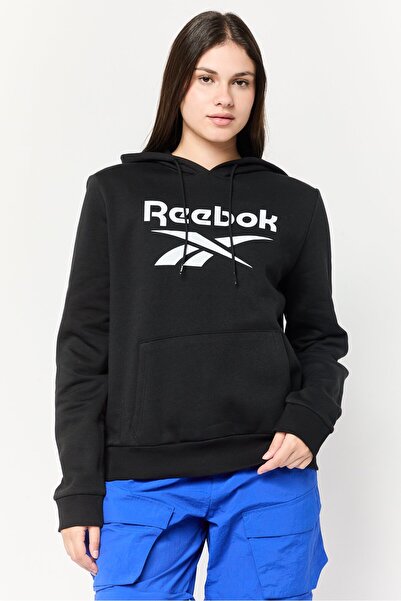 Reebok Women Sportswear Fit Long Sleeves Outdoor Hoodies, Black