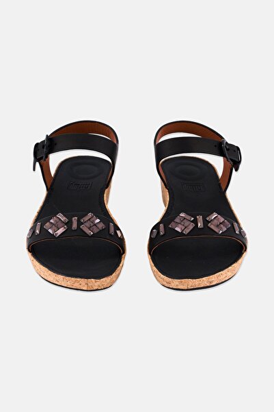 Fitflop Women Bon 2 Adjustable Buckle Sandals, Black