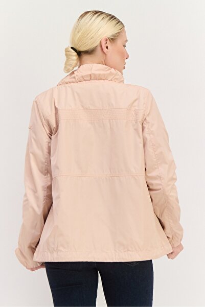 Geox Women Brand Logo Windbreaker Jacket, Peach